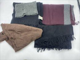 Set of 5 Knitted scarf for winter 