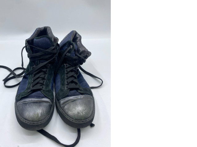 Blue sneakers Blue sneakers