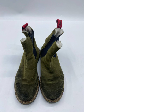 Green leather sneakers Green leather sneakers