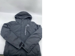 Black hooded windproof and cold-proof hoodie