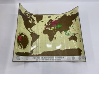 World map for home decoration