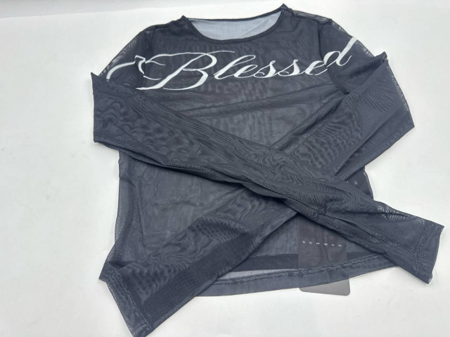 Women's long-sleeved mesh shirt Women's long-sleeved mesh shirt