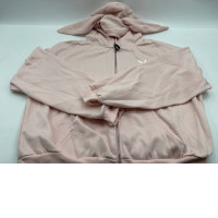 Women's pink zip-up hooded sweatshirt Women's pink zip-up hooded sweatshirt