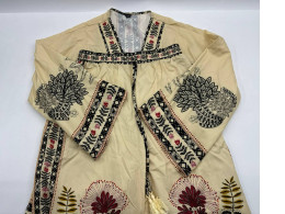 Set of 2 Light green long-sleeved V-neck shirt and light green long pants 