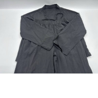 Set of 2 Black long-sleeved coat and black long pants Set of 2 Black long-sleeved coat and black long pants