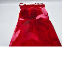 Women's red strapless dress Women's red strapless dress