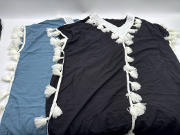 Set of 2 Women's purple and black V-neck shirt Set of 2 Women's purple and black V-neck shirt