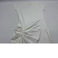 Women's short round neck short sleeve white dress Women's short round neck short sleeve white dress