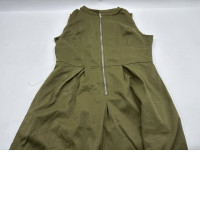 Women's dark brown sleeveless dress