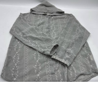 Dark grey long sleeve hooded shirt Dark grey long sleeve hooded shirt