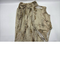 Set of 2 Light brown off-the-shoulder bodysuit and long dress 