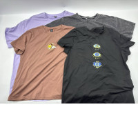 Set of 4 Short-sleeved round neck T-shirt