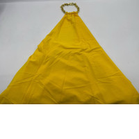 Women's yellow off-shoulder dress 