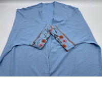 Light blue women's robe 