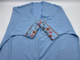 Light blue women's robe 