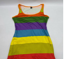 Women's Rainbow Long Dress 