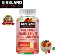 kirkland calcium magnesium zinc gummies with D3 + K2+B6+B12