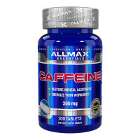  ALLMAX Nutrition Caffeine Pills, Sustained Energy & Pre - Workout Mental Focus, Fast Absorbing & Vegan, 200 mg