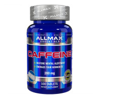 ALLMAX Nutrition Caffeine Pills, Sustained Energy & Pre - Workout Mental Focus, Fast Absorbing & Vegan, 200 mg ALLMAX Nutrition Caffeine Pills, Sustained Energy & Pre - Workout Mental Focus, Fast Absorbing & Vegan, 200 mg