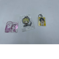 Set of 2 keychains and a sticker