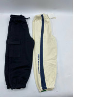 Set of 2 Black and cream colored children's long pants Set of 2 Black and cream colored children's long pants