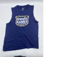 Men's blue sleeveless shirt