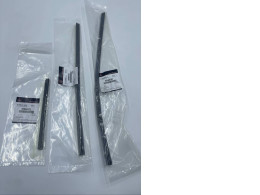 a set of three replacement rubber bands for car windshield wipers