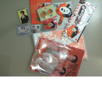 Korean pop idol gift set: A4 folder, towel, 3 hair clips, photo cards, and notebook 2 silicone keychains Korean pop idol gift set: A4 folder, towel, 3 hair clips, photo cards, and notebook 2 silicone keychains