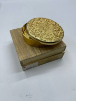 Gold stainless steel powder container 