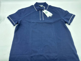 Women's blue polo shirt 