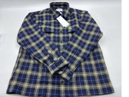 Long-sleeved plaid shirt 