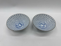 Set of 2 Glass, Japanese glass bowl Set of 2 Glass, Japanese glass bowl