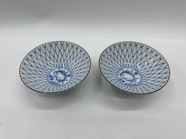 Set of 2 Glass, Japanese glass bowl Set of 2 Glass, Japanese glass bowl