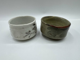 Set of 2 Brown Japanese soup cup in a paper box 