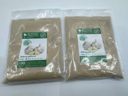 Set of 2 WORLD HERBAL ORGANIC PLANT  A;;ium Sativum