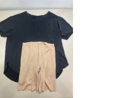 a set of a T-shirt and light shorts