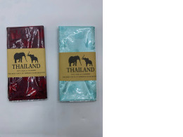 Set of 2 Thai silk scarves and shawls	