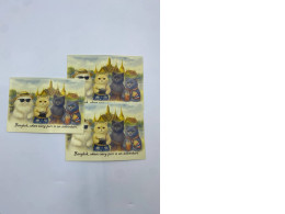 Set of 3 Postcard with cat picture, souvenir from Thailand Set of 3 Postcard with cat picture, souvenir from Thailand