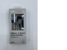 Black wired headphones