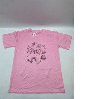 Pink round neck t-shirt