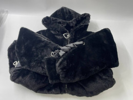 Black Faux Fur Coat