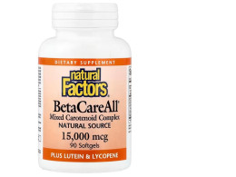 Natural Factors BetaCareAll Mixed Carotenoid Complex -15000 mcg - 90 Soft
