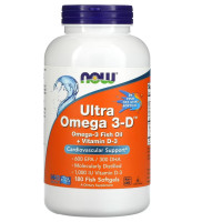 Ultra Omega 3-D, 600 EPA / 300 DHA, 180 Fish Softgels