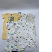 Set of 5 Baby short-sleeved bodysuit
