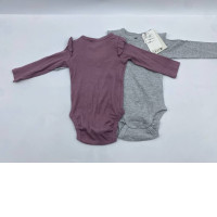 Set of 2 Baby long-sleeved bodysuit