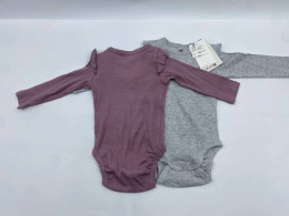 Set of 2 Baby long-sleeved bodysuit