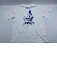 Men's white round neck shirt Oversize 