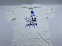 Men's white round neck shirt Oversize 