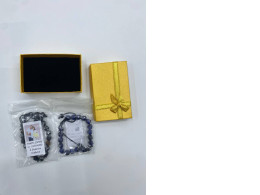 Set of 3 Beaded bracelet in a gold box 