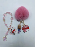 Set of 2 Mobile phone keychain 